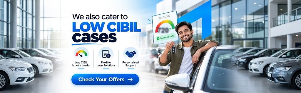 We also cater to low CIBIL cases: low CIBIL is not a barrier, flexible loan solutions, personalised support